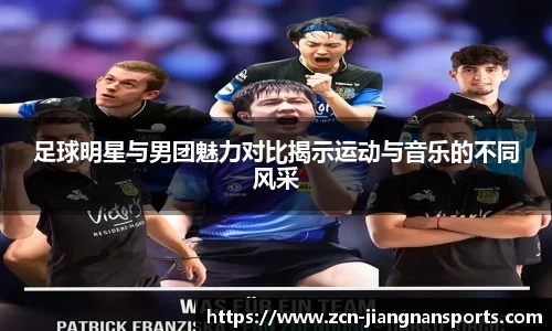 足球明星与男团魅力对比揭示运动与音乐的不同风采